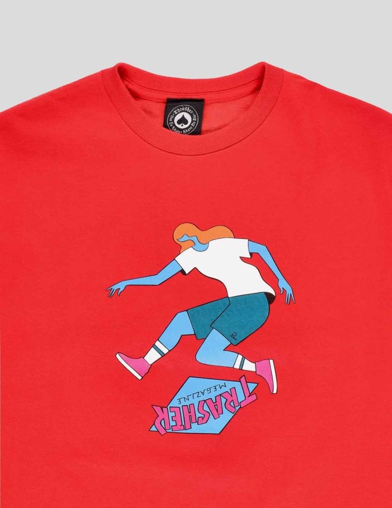 T-shirt THRASHER x parra tre tee network